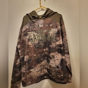 Cabela's Brown and Green Camouflage Pullover
